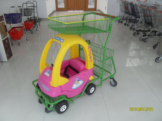 الصين عربات الأطفال / الأطفال التسوق 95L مع سلة الخلفية / 4 قطب عجلة مسطحة SGS CE مصنع