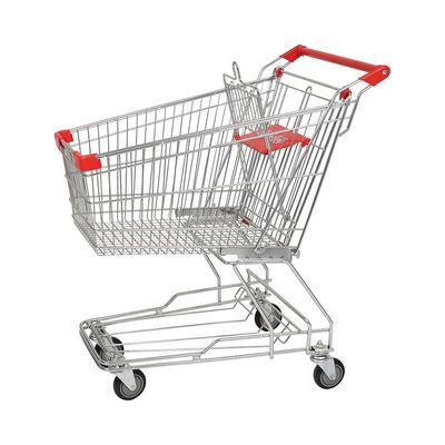 شراء 125L الزنك مع عربة التسوق المعدنية Supermerket من سلسلة الايبوكسي الآسيوية online manufacture