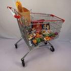 240L Super Large Grocery Shopping Trolley European Shopping Carts With Child Seat
