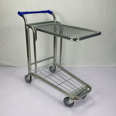 شراء ذات الطابقين المسطحة الثقيلة مستودع عربة 200Kgs قدرة الشعار حسب الطلب online manufacture