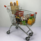 125L European Shopping Carts Powder Coating Supermarket Basket Trolley SGS Certificate