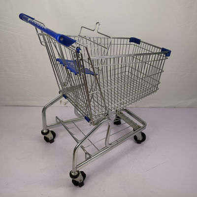 شراء عربة بقالة على الطراز الألماني 125L عربة تسوق قابلة للطي مع عجلات المصعد online manufacture