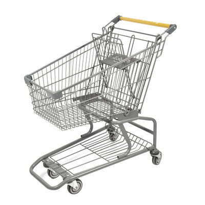 شراء 60L Q195 الصلب الصلب عربة التسوق عربة التسوق النمط الأمريكي التجزئة online manufacture