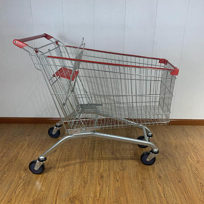 شراء 210L متجر متنوع شهادة CE عجلة المصعد الفولاذ عربة التسوق online manufacture