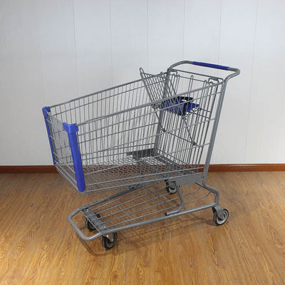 شراء 240L متجر الراحة الصين عربات البقالة السوبر ماركت على الطراز الأمريكي عربة التسوق online manufacture
