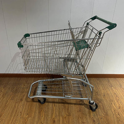 شراء عربة تسوق معدنية عالية الجودة سعة 125 لترًا على الطراز الأمريكي، عربة تسوق سوبر ماركت مخصصة تصنيع عبر الإنترنت