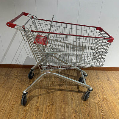 شراء 100L European Style Shopping Trolley with CE Certification Metal Supermarket Carts تصنيع عبر الإنترنت