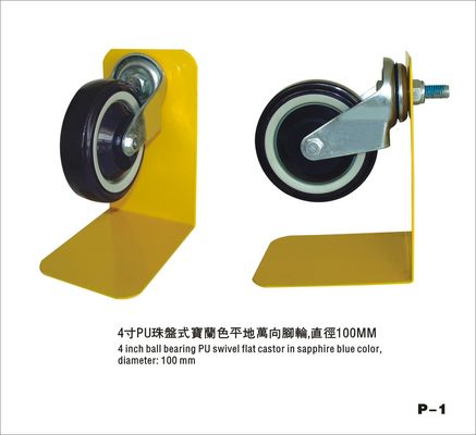 الصين الثقيلة واجب بو دوار صغير مستوية الخروع عجلات للسوبر ماركت عربة 100MM مصنع